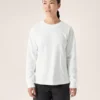 Camisa de cuello redondo de manga larga Kragg Cotton Bird para mujer