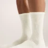 Calcetines Mid Bird de lana merino