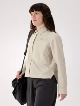 Camisa de algodón Clarkia SL para mujer