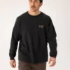 Camisa de algodón Kragg de manga larga para hombre
