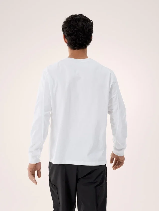 Camisa de algodón Kragg de manga larga para hombre
