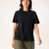 Camisa de cuello redondo Kragg Cotton Little Bird SS para mujer