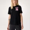 Camisa de cuello redondo Kragg SL Cotton Superbloom SS para mujer