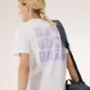 Camisa de cuello redondo Kragg SL Cotton Superbloom SS para mujer