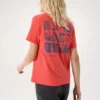 Camisa de cuello redondo Kragg SL Cotton Superbloom SS para mujer