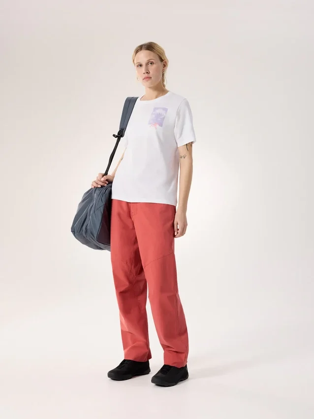 Camisa de cuello redondo Kragg SL Cotton Superbloom SS para mujer