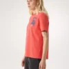 Camisa de cuello redondo Kragg SL Cotton Superbloom SS para mujer