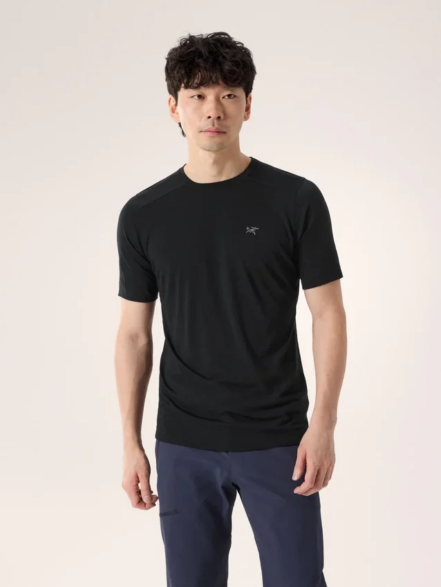 Camisa de lana merino Ionia SS para hombre