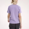 Camisa de manga corta Kragg SL de algodón con emblema para mujer