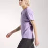 Camisa de manga corta Kragg SL de algodón con emblema para mujer