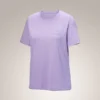 Camisa de manga corta Kragg SL de algodón con emblema para mujer