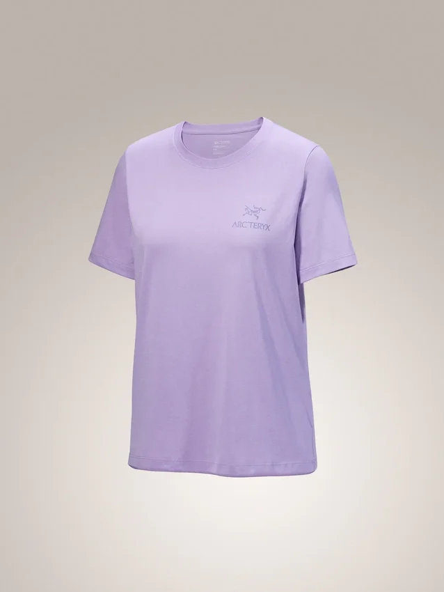 Camisa de manga corta Kragg SL de algodón con emblema para mujer