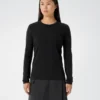 Camisa Frame de cuello redondo y manga larga para mujer