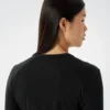 Camisa Frame de cuello redondo y manga larga para mujer