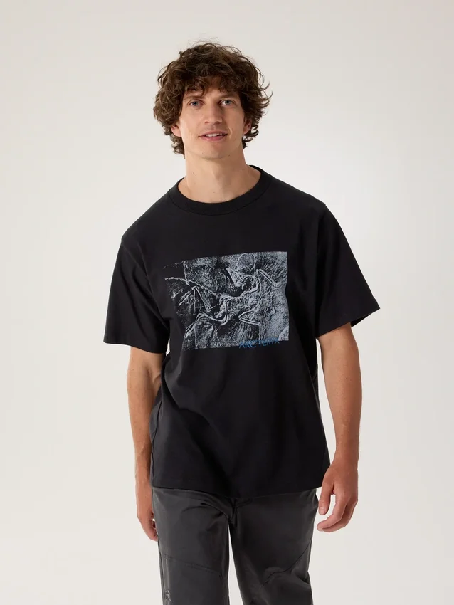 Camisa Kragg Lithographica de algodón para hombre, temporada de verano
