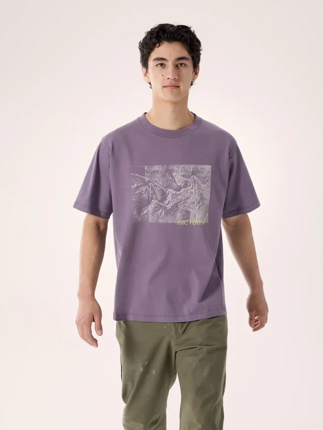 Camisa Kragg Lithographica de algodón para hombre, temporada de verano