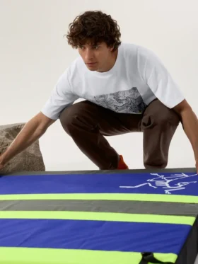 Camisa Kragg Lithographica de algodón para hombre, temporada de verano
