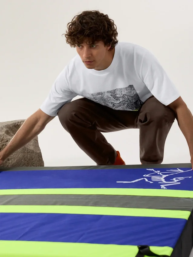 Camisa Kragg Lithographica de algodón para hombre, temporada de verano