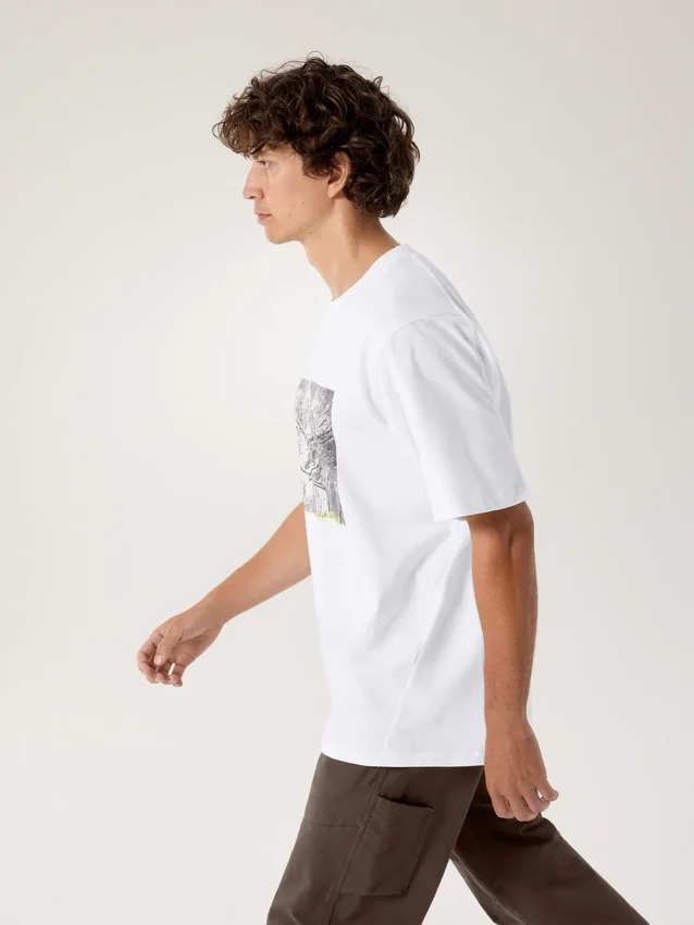 Camisa Kragg Lithographica de algodón para hombre, temporada de verano