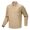Camisa larga de algodón Cronin «Brown»