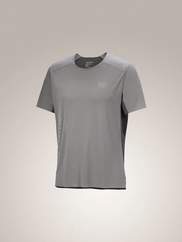 Camisa Norvan Downword con logotipo, manga corta, para hombre