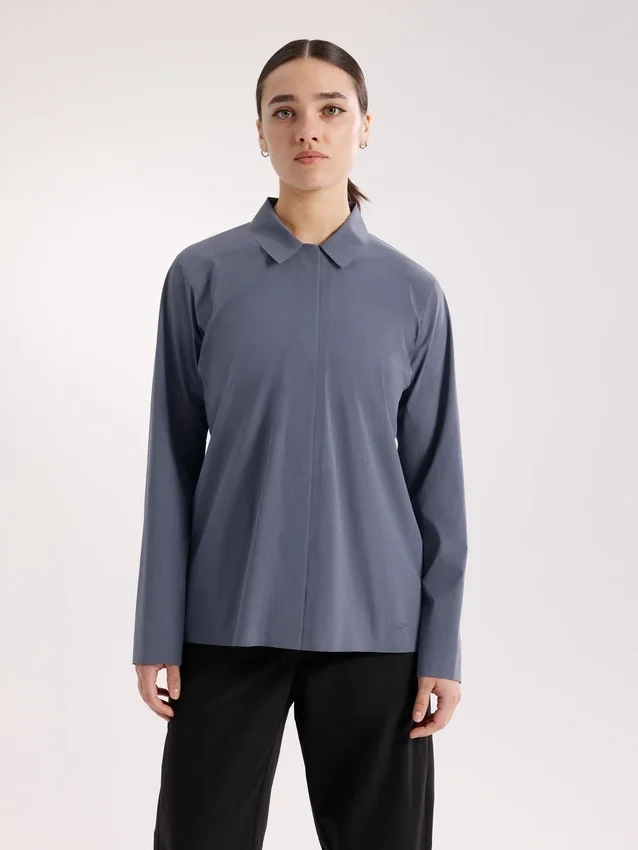 Camisa Olia de manga larga para mujer