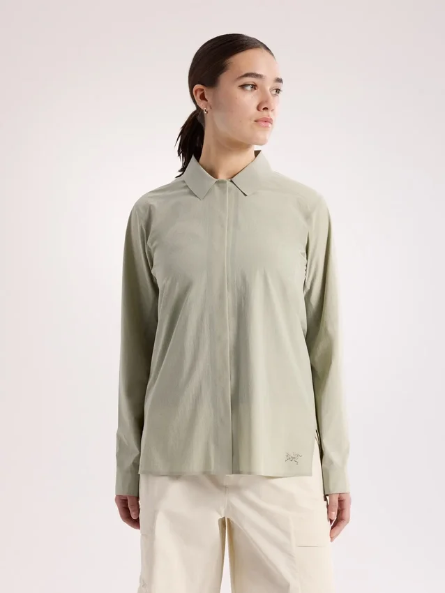 Camisa Olia de manga larga para mujer