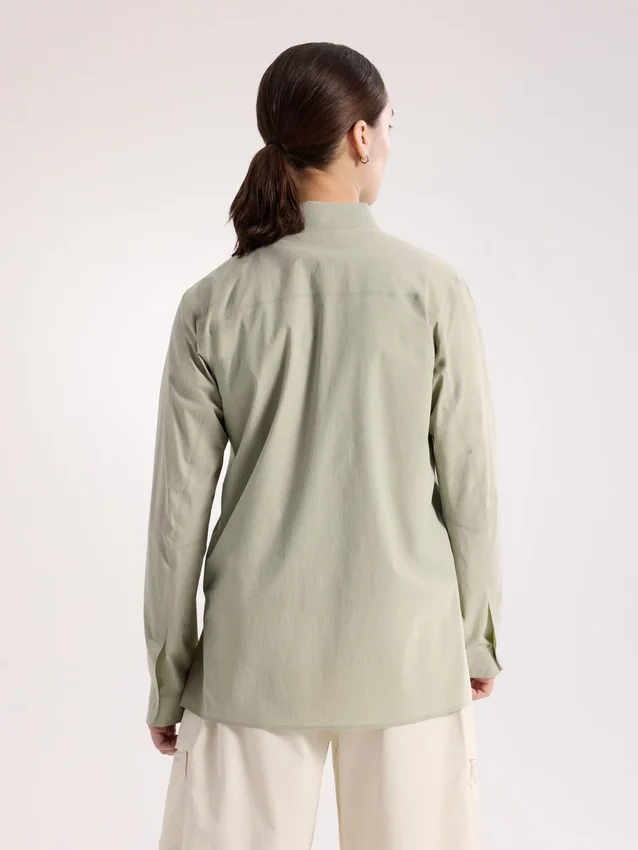 Camisa Olia de manga larga para mujer