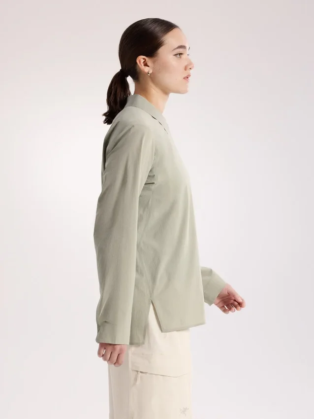 Camisa Olia de manga larga para mujer