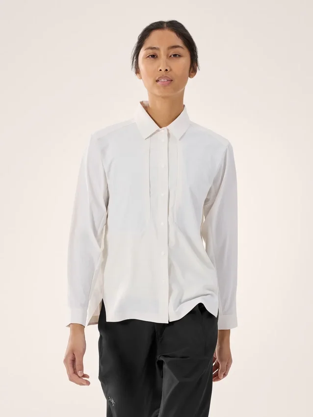 Camisa Sima de manga larga para mujer