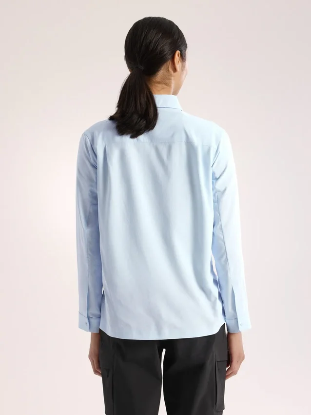 Camisa Sima de manga larga para mujer