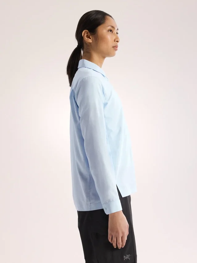 Camisa Sima de manga larga para mujer