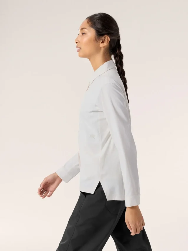 Camisa Sima de manga larga para mujer
