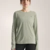 Camisa Sunna Crew LS para mujer
