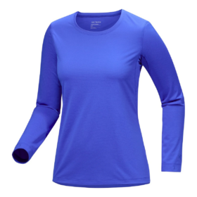 Camiseña de cuello redondo y manga larga Taema «Azul»