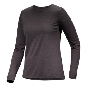 Camiseña de cuello redondo y manga larga Taema «Negro»