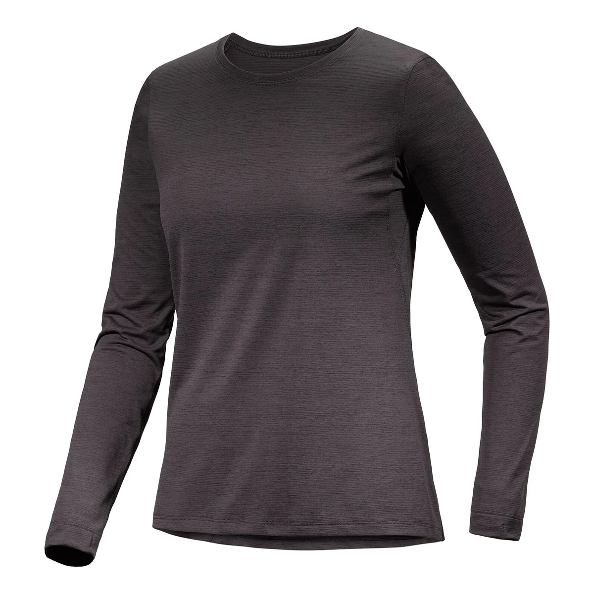 Camiseña de cuello redondo y manga larga Taema «Negro»
