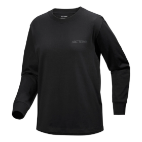 Camisea de manga larga con cuello redondo Kragg Cotton Bird «Negro»