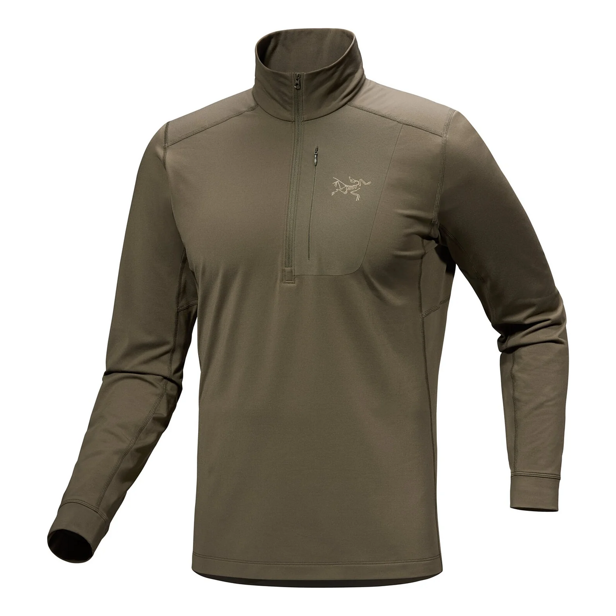 Camiseta con cuello con cremallera Rho LT «Verde»