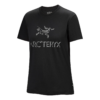 Camiseta de algodón «Arc» con texto «Black Solitude»