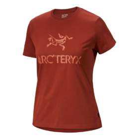 Camiseta de algodón «Arc» con texto «Rojo»