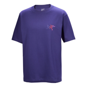Camiseta de algodón con logo Kragg «Purple»