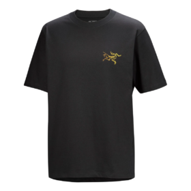 Camiseta de algodón con logotipo de Kragg «Negra»