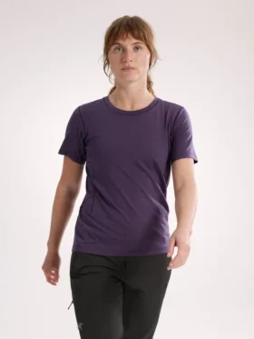 Camiseta de cuello redondo de lana merino Lana para mujer