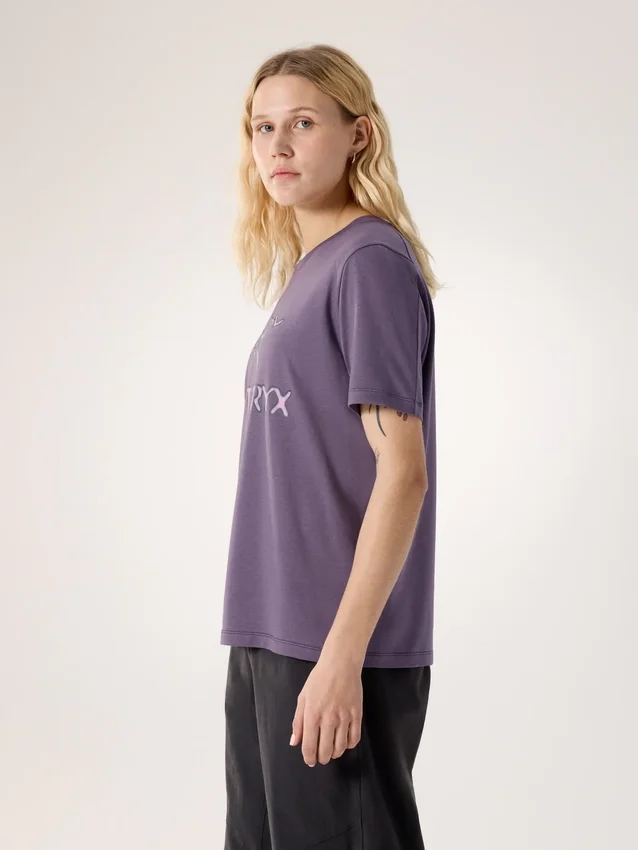 Camiseta de manga corta Kragg SL Cotton Heatmap para mujer