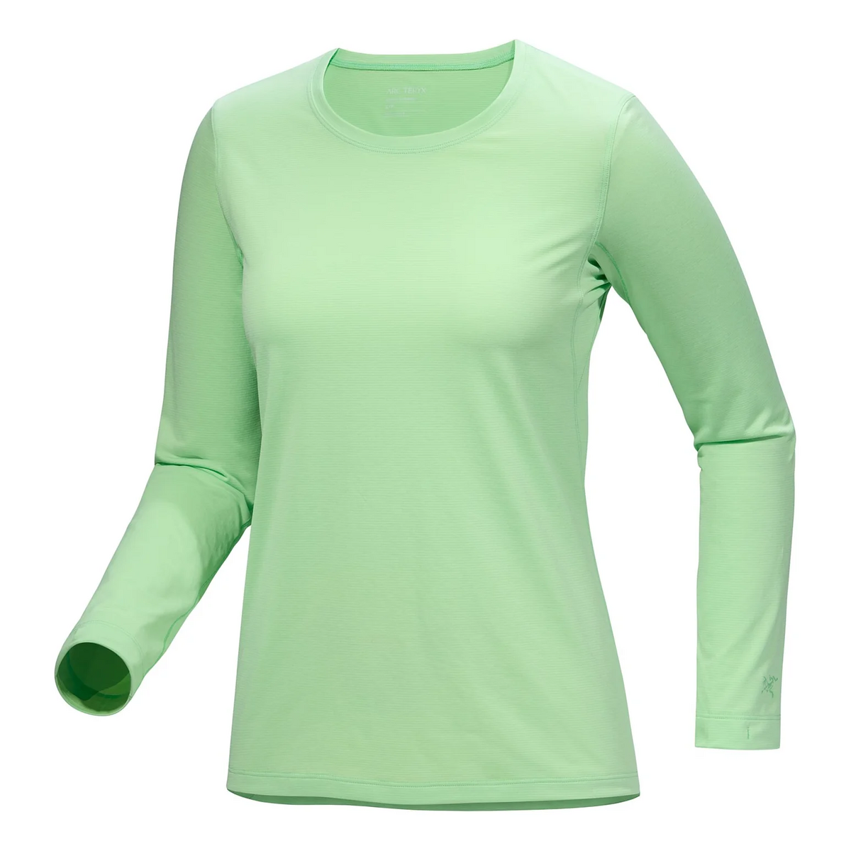 Camiseta de manga larga con cuello redondo Taema «Green»