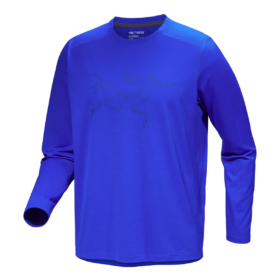 Camiseta de manga larga con logotipo de Cormac «Azul»