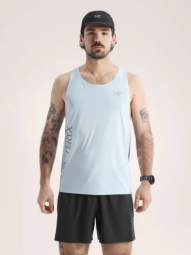 Camiseta de tirantes sin mangas con logo invertido Norvan para hombre