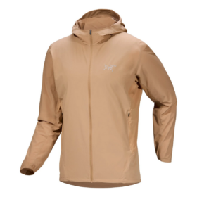 Chaqueta con capucha híbrida Incendo «Marrón»
