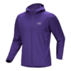 Chaqueta con capucha híbrida Incendo «Purple»